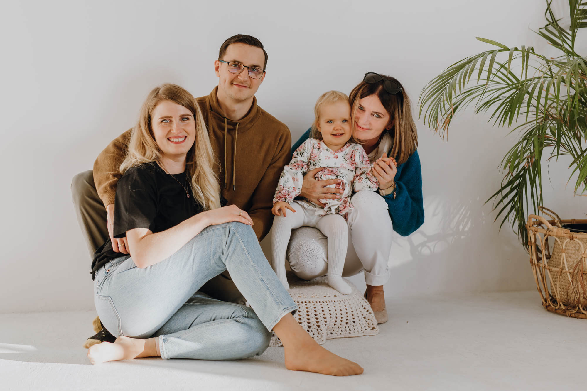 rodzinna sesja w studio gdańsk