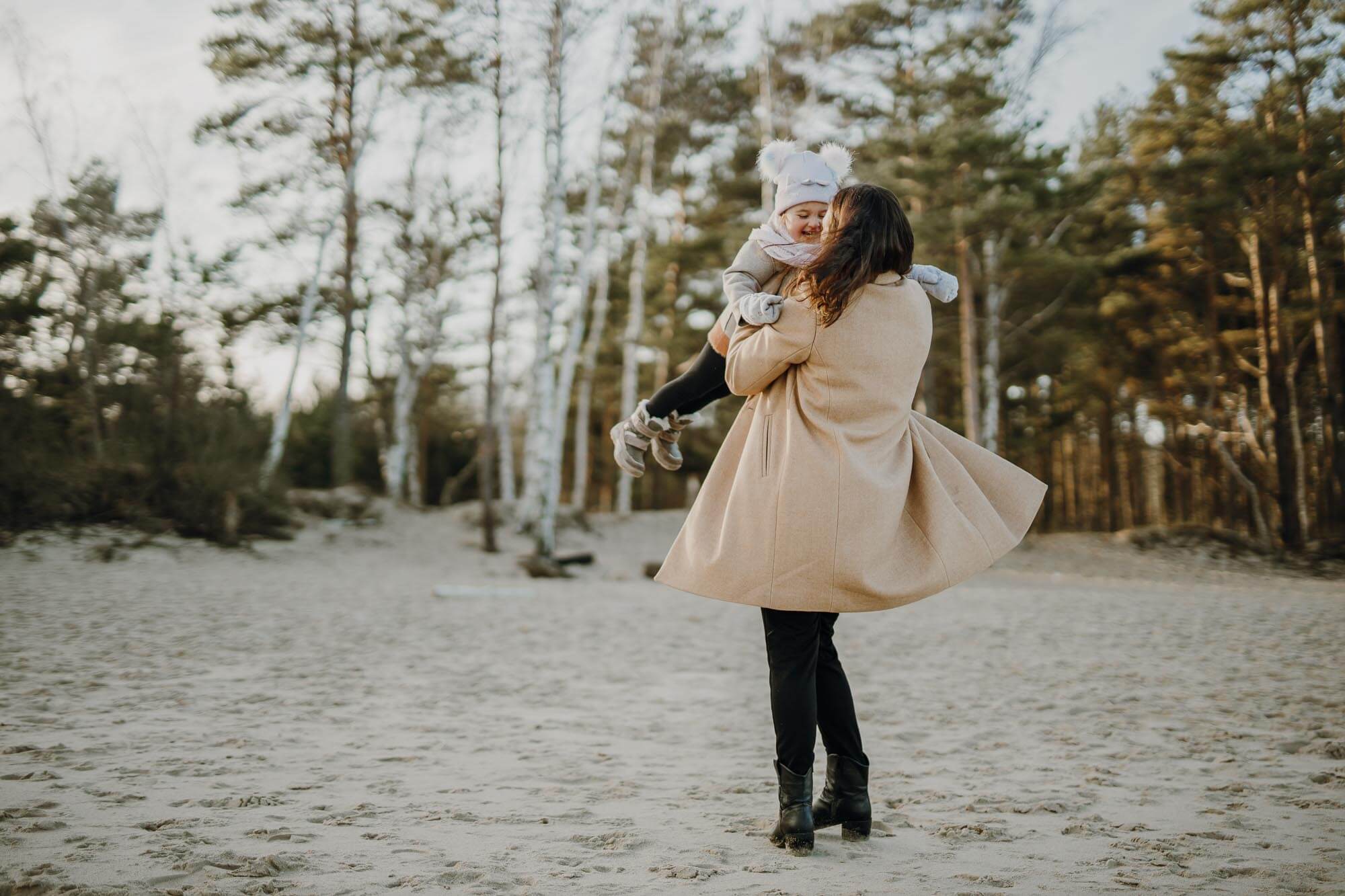 naturalna sesja nad morzem