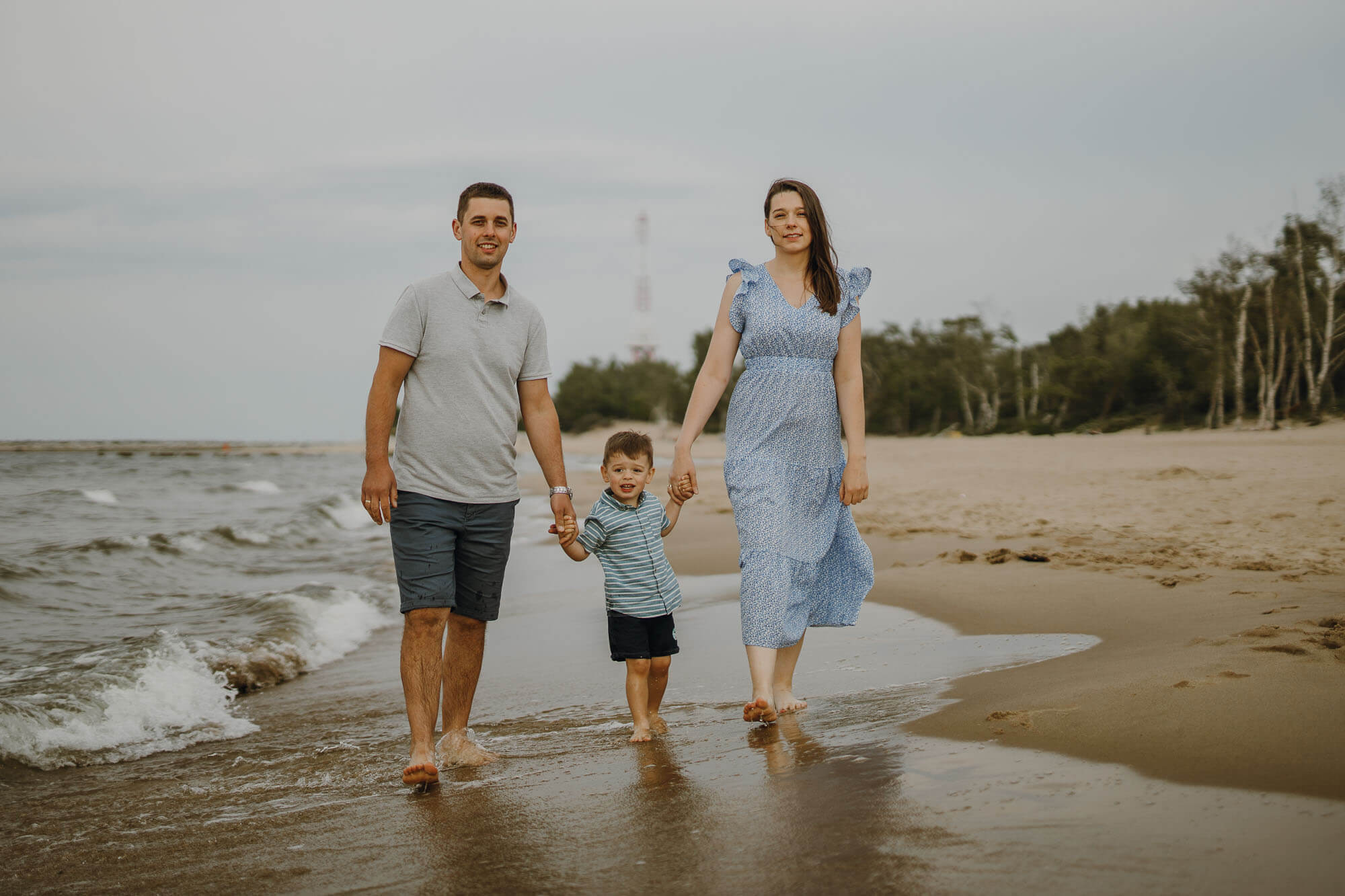 rodzinna sesja z trzylatkiem